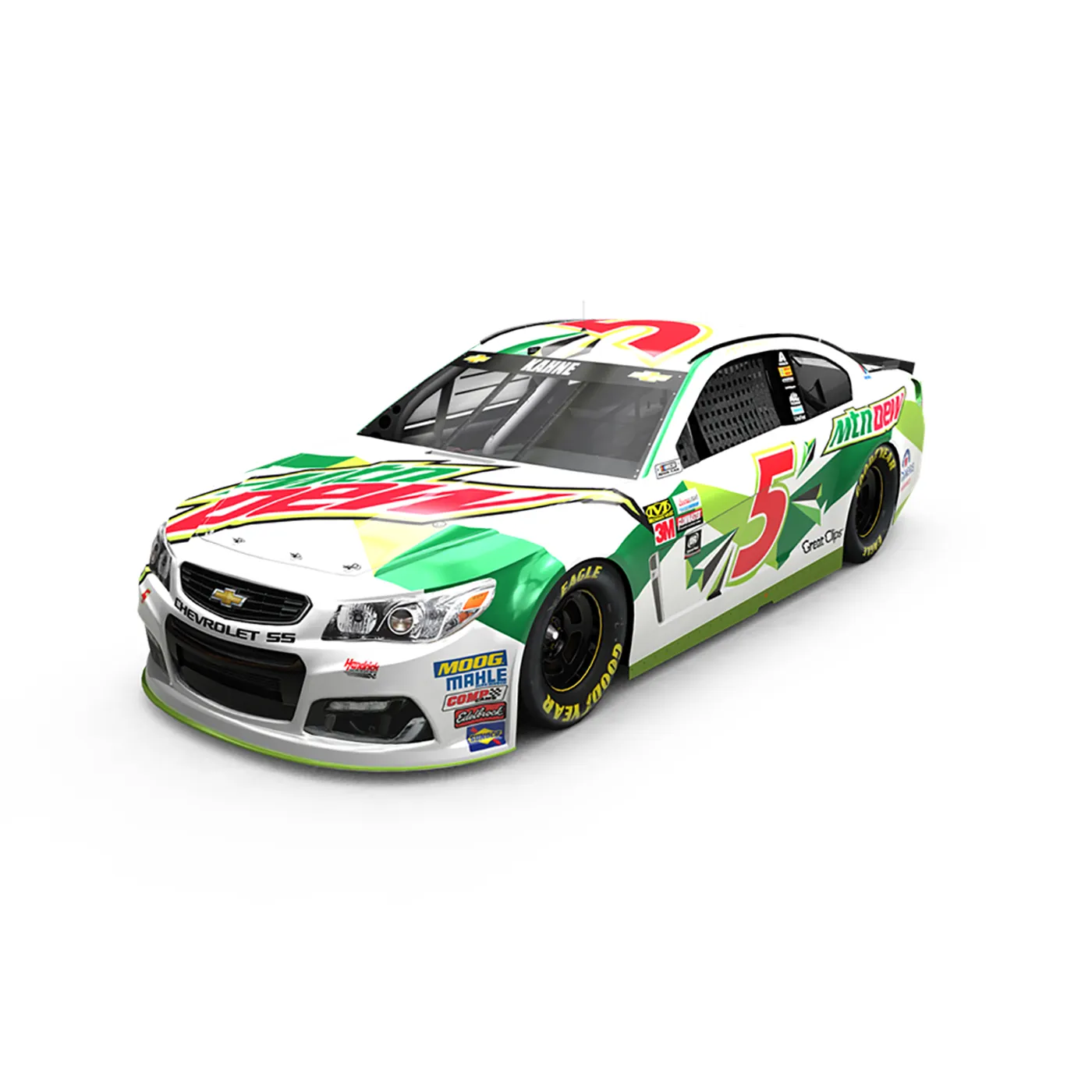 Hendrick Motorsports Kasey Kahne 2017 NASCAR Cup Series No. 5 All-Star Mountain Dew 1:24 Die-Cast