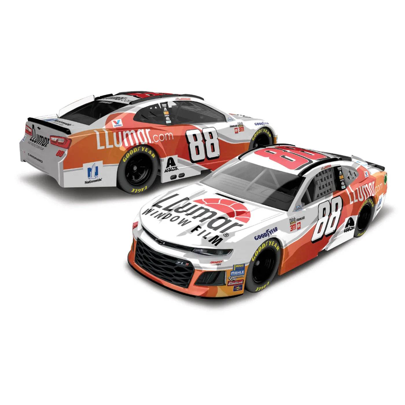 Hendrick Motorsports Alex Bowman 2018 NASCAR Cup Series No. 88 LLumar Window Film 1:64 Die-Cast