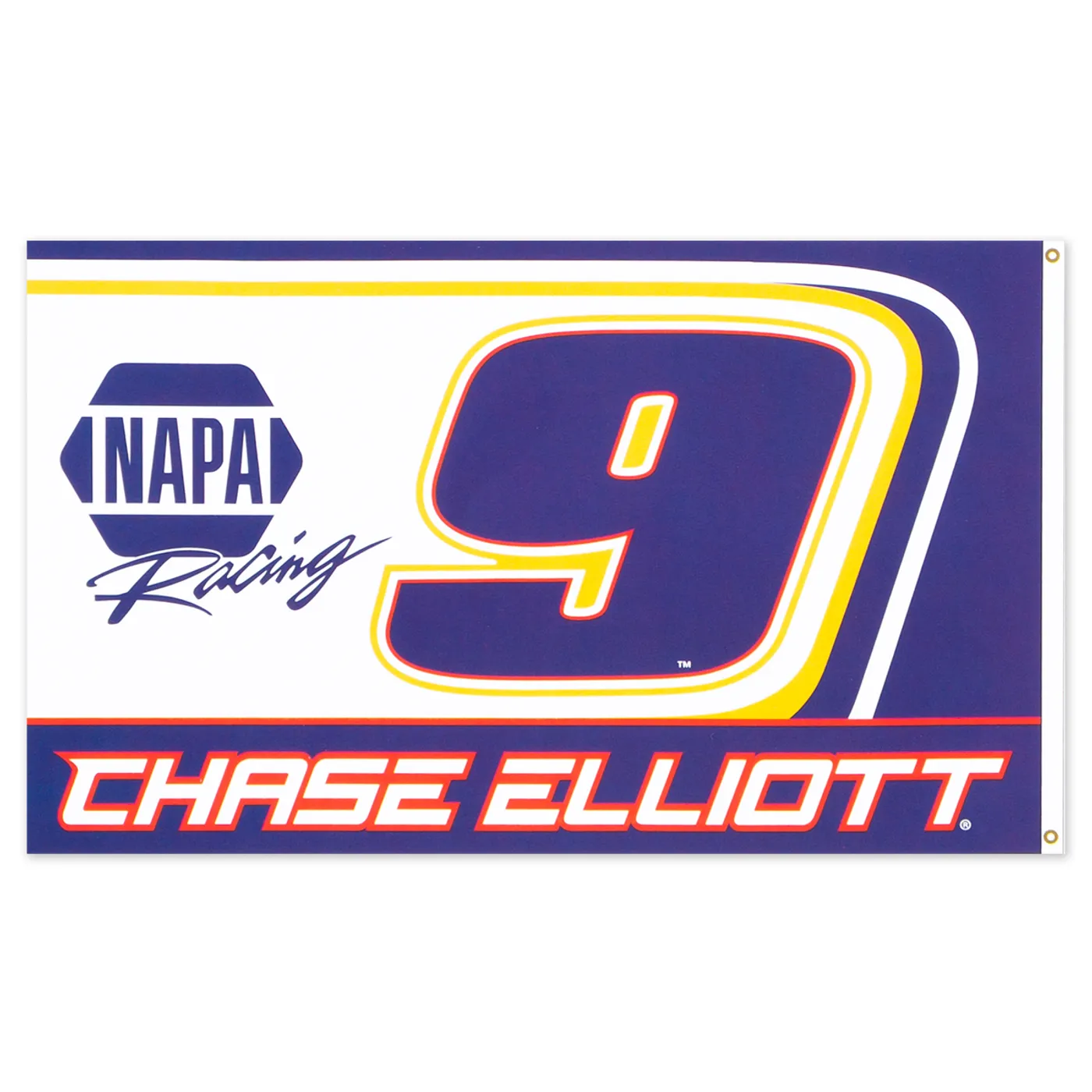 Hendrick Motorsports Chase Elliott #9 2018 NASCAR NAPA 2-sided Flag - 3' x 5'
