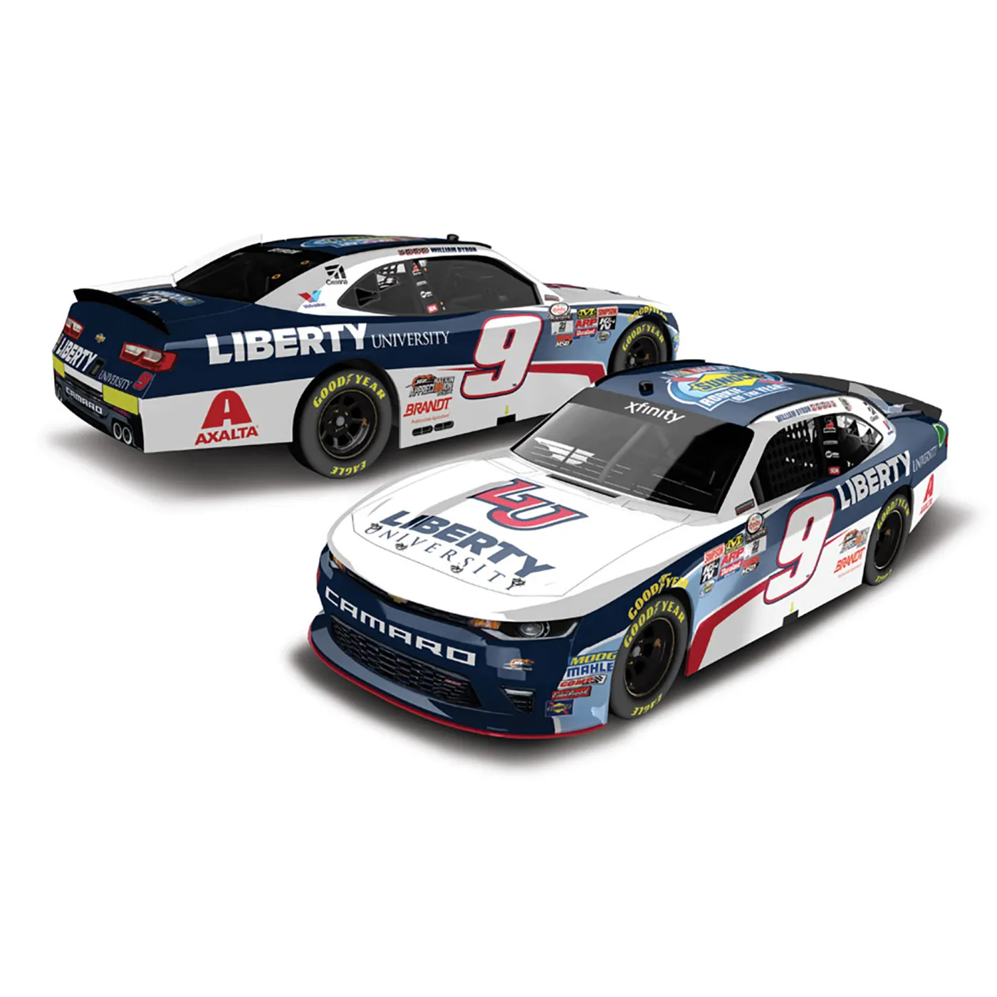 Hendrick Motorsports William Byron NASCAR Liberty University Sonoco Rookie of the Year 3 1:64 - Die Cast Set