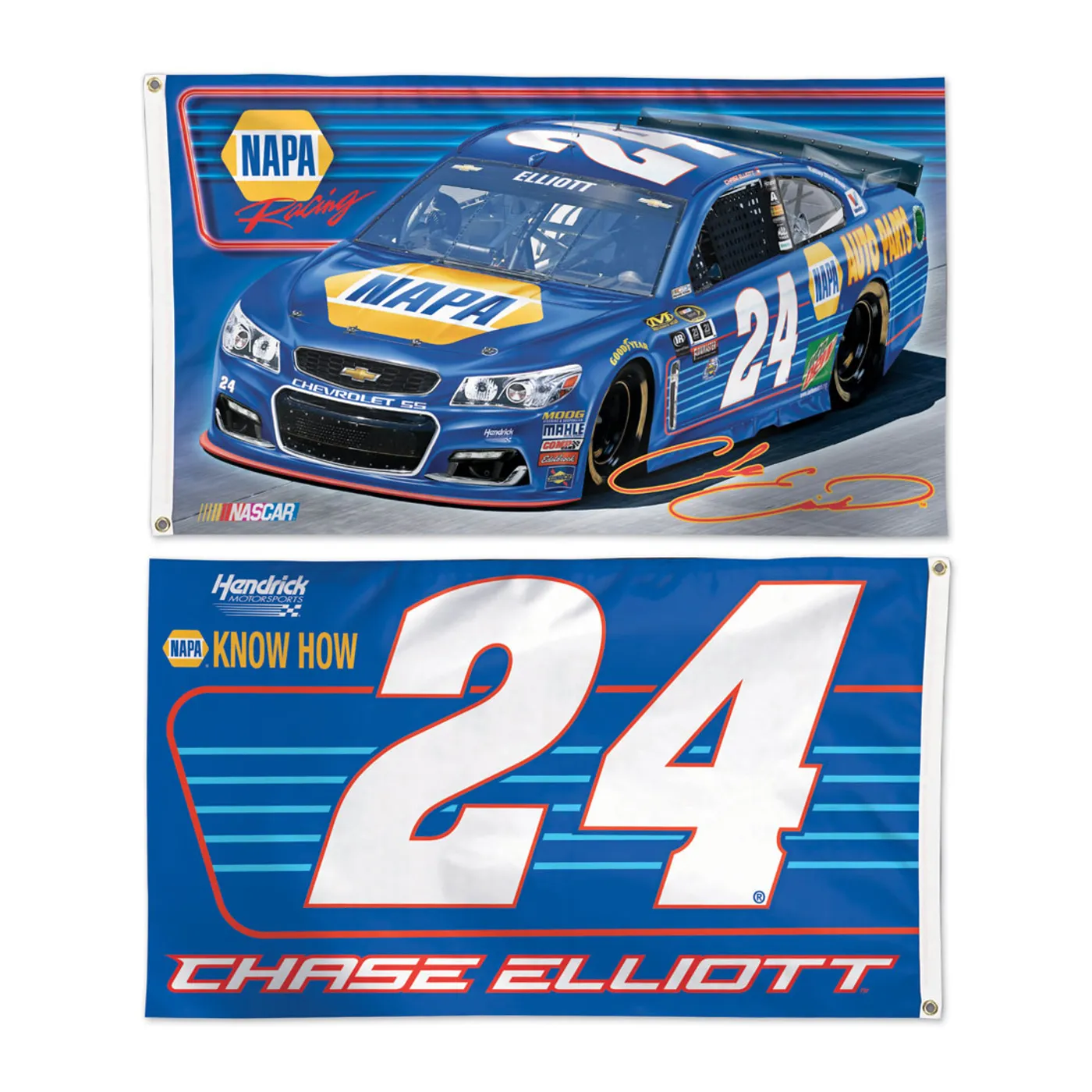 Hendrick Motorsports Chase Elliott #24 2 Sided 3' x 5' Flag