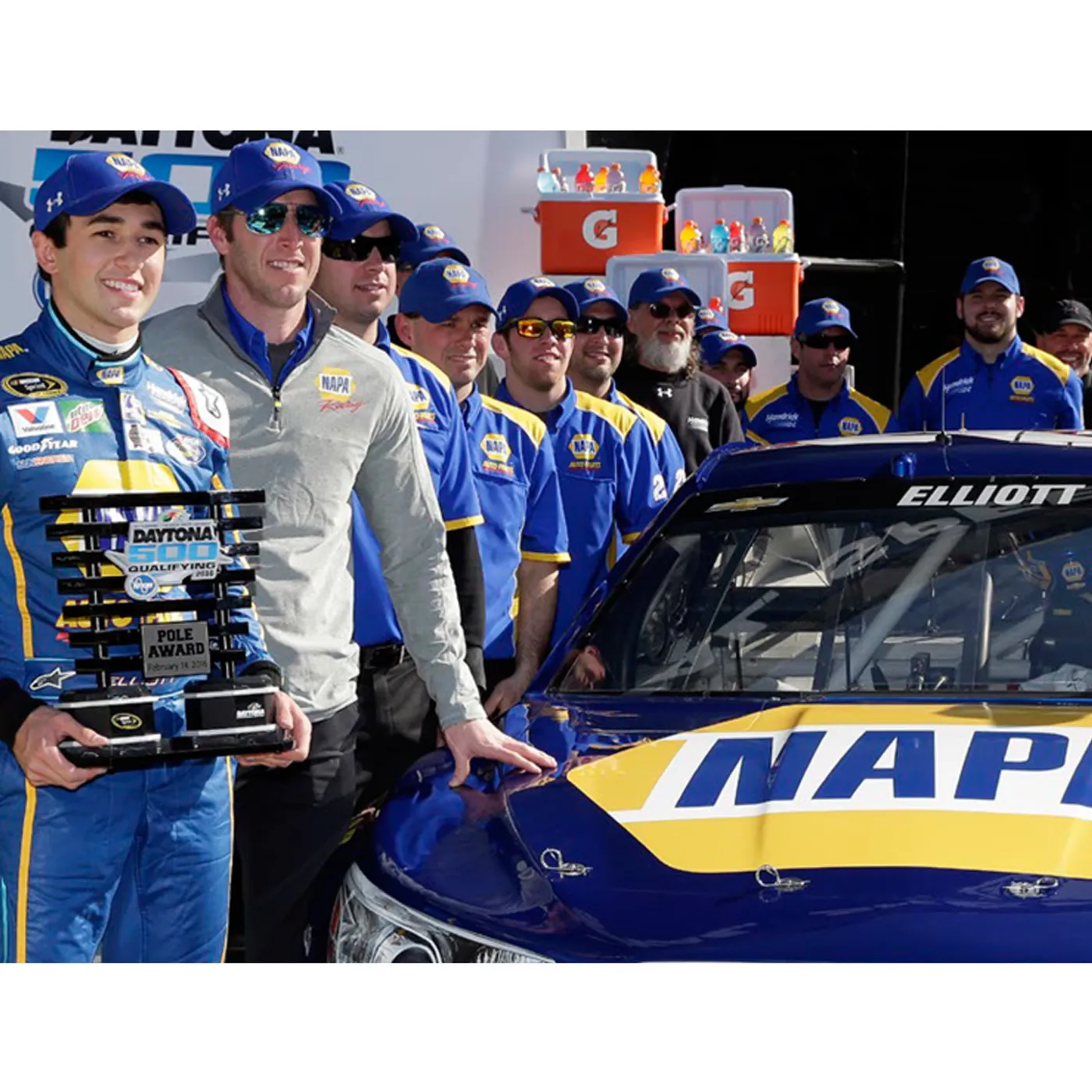 Hendrick Motorsports Chase Elliott 2016 #24 Daytona 500 Pole Award 1:24 Scale Nascar Sprint Cup Series Die-Cast
