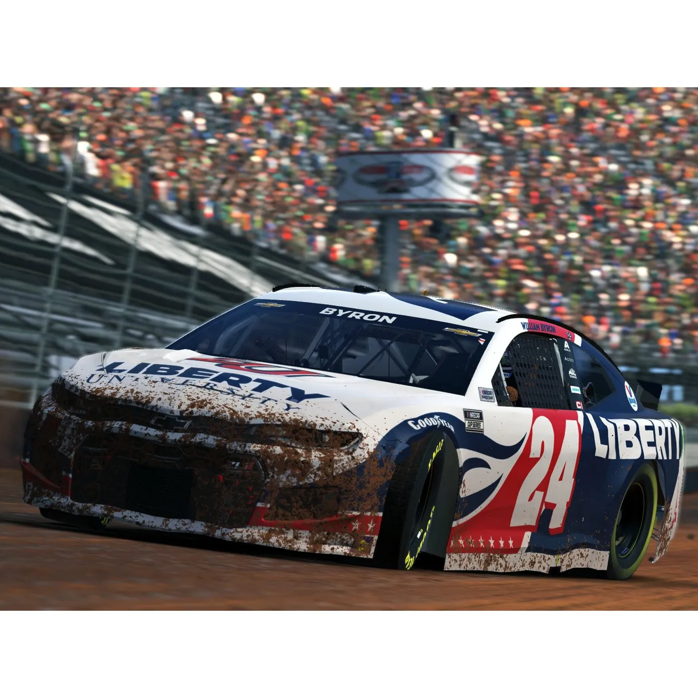 Hendrick Motorsports William Byron #24 iRacing Bristol Motor Speedway 2021 WIN Liberty University 1:24 HO Die-Cast