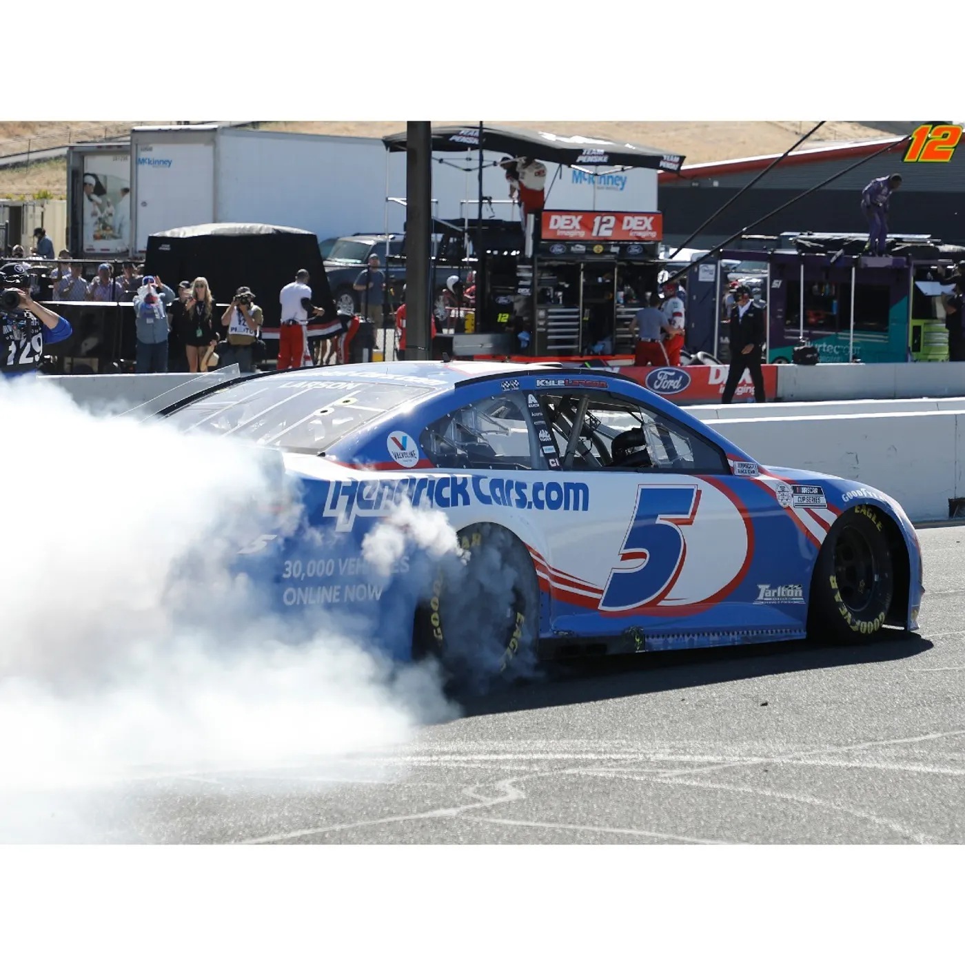 Hendrick Motorsports AUTOGRAPHED Kyle Larson 2021 NASCAR Sonoma Race Win 1:24 ELITE Die-Cast