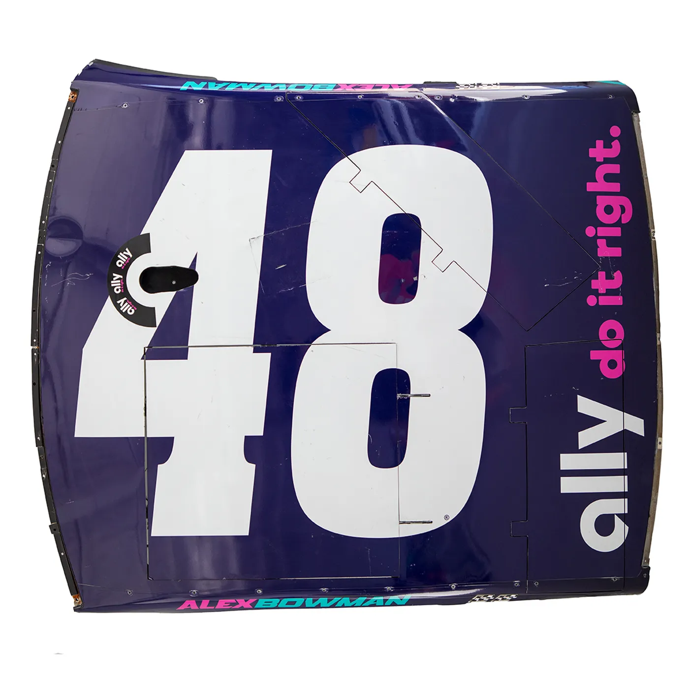 Hendrick Motorsports Race Used 2021 Alex Bowman #48 Ally Roof - Texas All-Star
