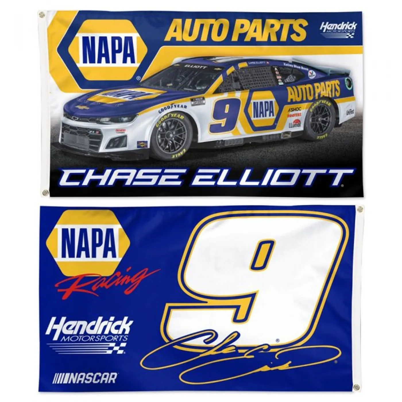 Hendrick Motorsports Chase Elliott #9 2 Sided 3' X 5' Flag