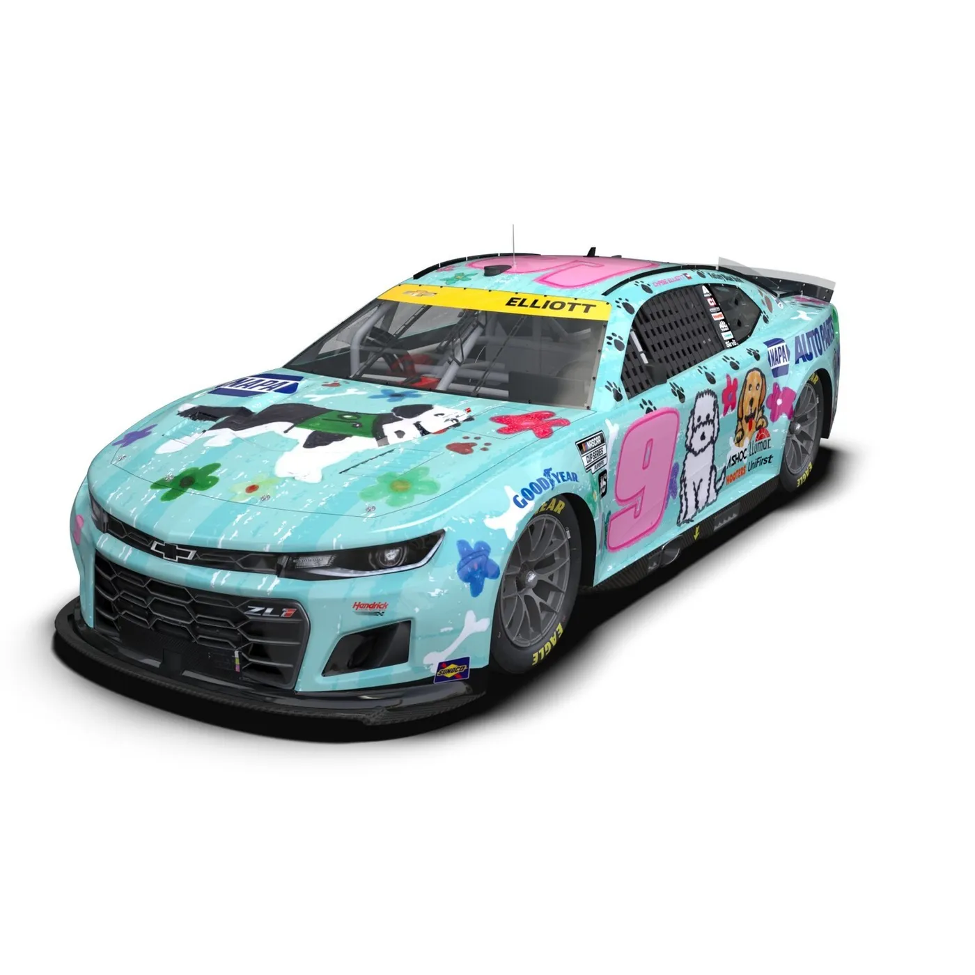Hendrick Motorsports Chase Elliott #9 2022 NAPA Children's Healthcare of Atlanta 1:24 HO Die-Cast