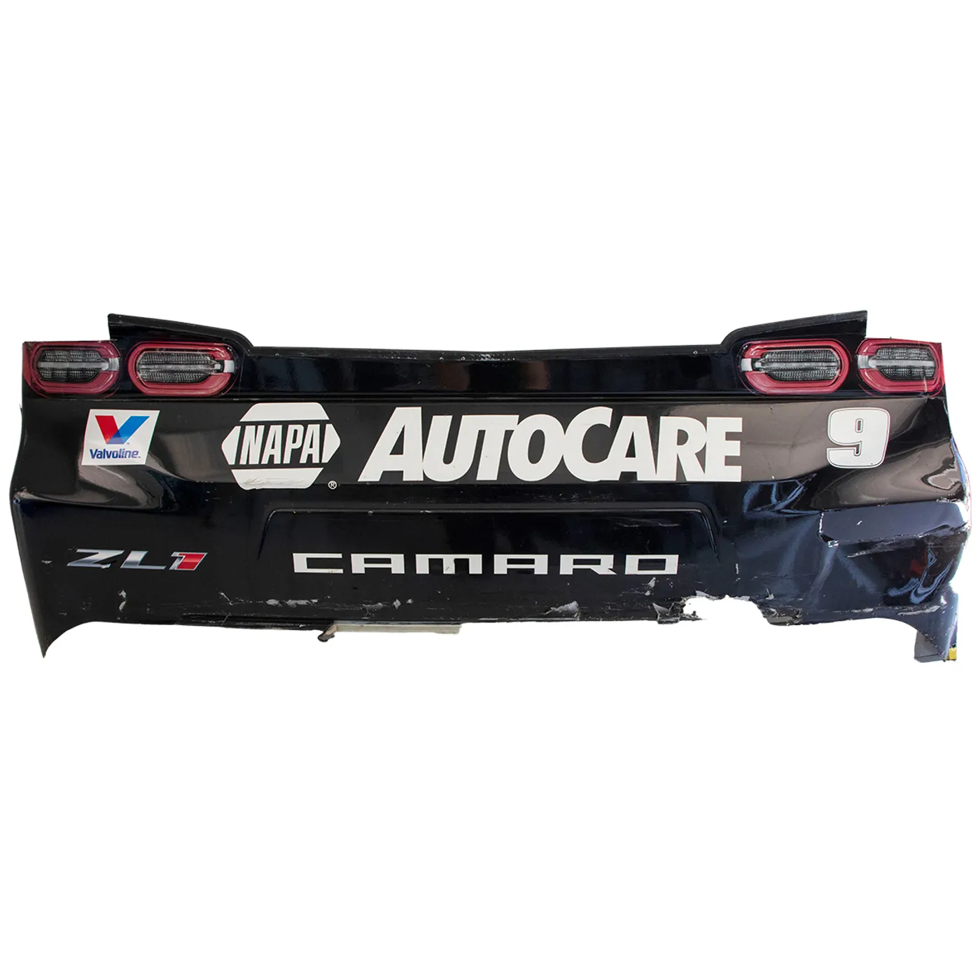 Hendrick Motorsports Race Used 2019 Chase Elliott #9 NAPA Brakes Rear Fascia - All-Star