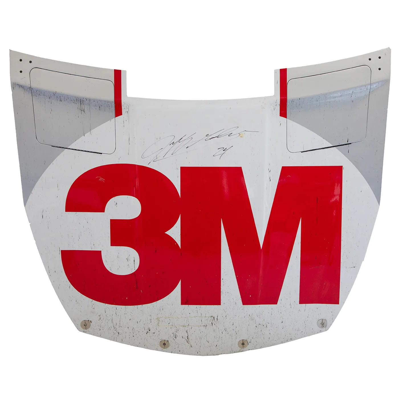 Hendrick Motorsports Signed Race Used 2015 Jeff Gordon #24 3M Hood - Final Atlanta Race
