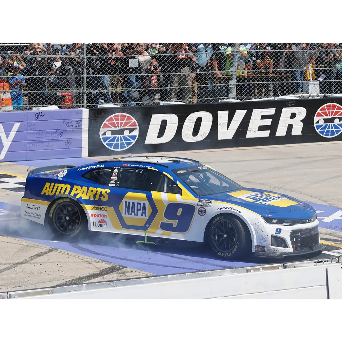 Hendrick Motorsports Chase Elliott #9 2022 DuraMAX Drydene 400 RACE WIN 1:24 CHROME Die-Cast