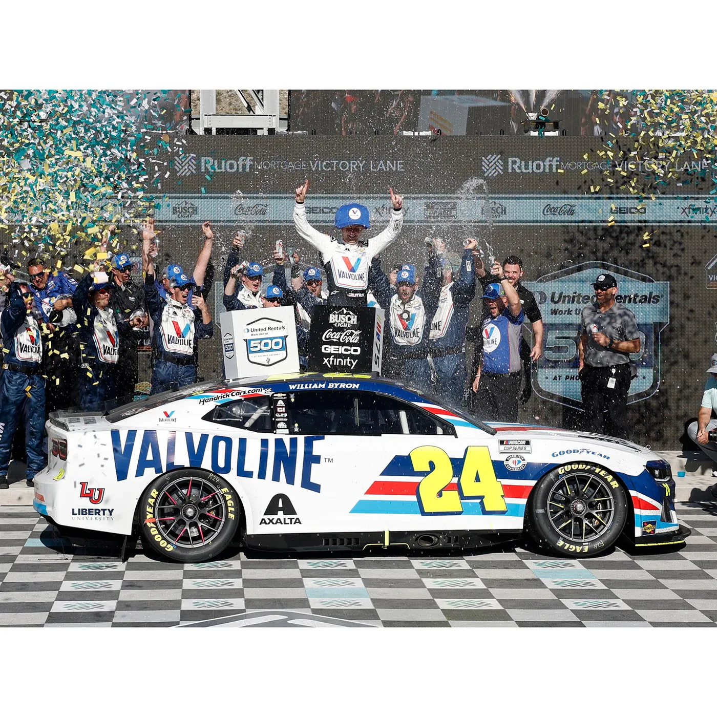 Hendrick Motorsports AUTOGRAPHED William Byron #24 2023 Spring Phoenix WIN 1:24 HO Die-Cast
