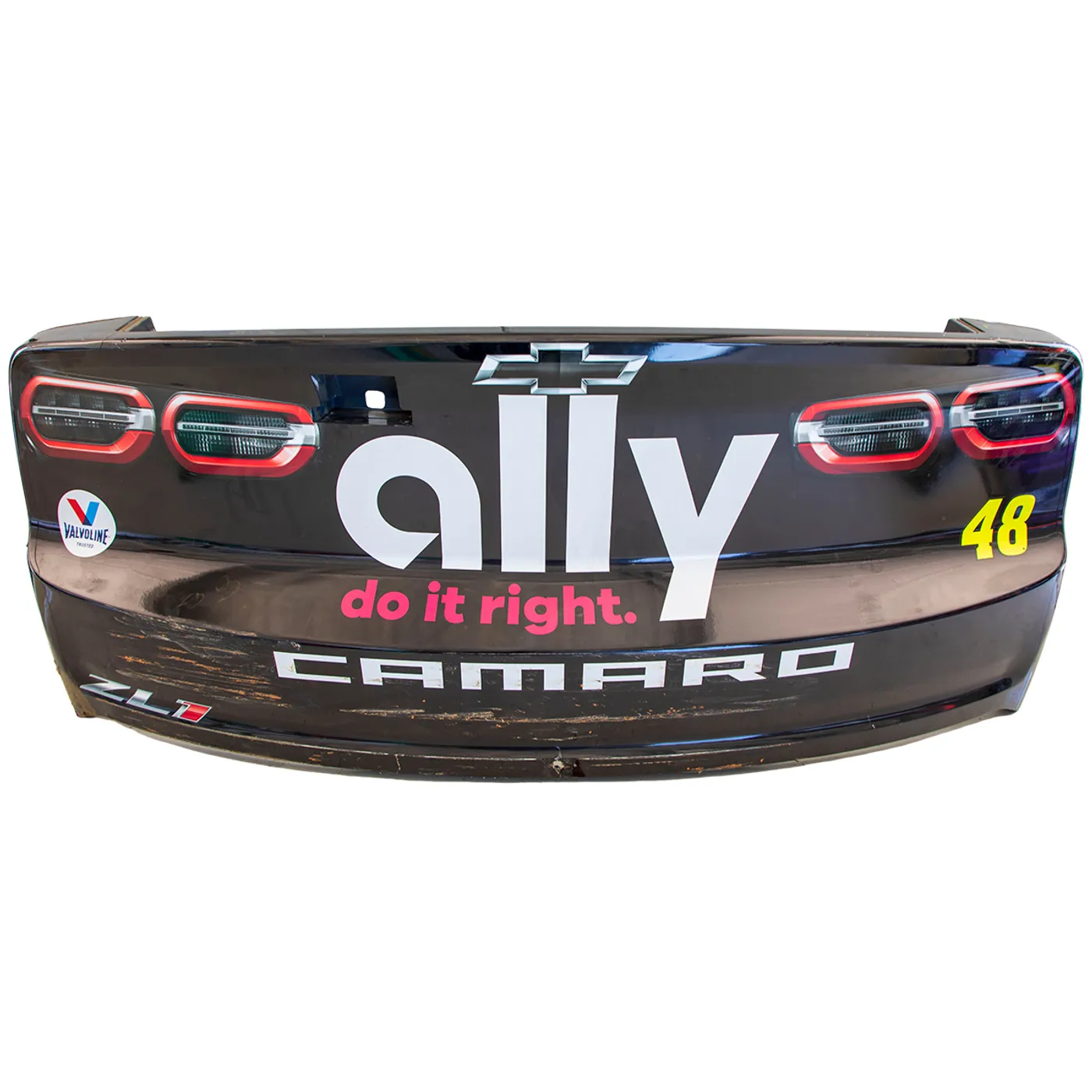 Hendrick Motorsports Race Used 2023 Alex Bowman #48 Ally Night Scheme Rear - Bristol Dirt