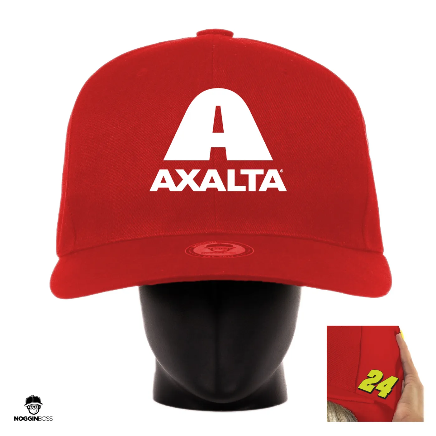 Hendrick Motorsports William Byron #24 AXALTA Red Noggin Boss