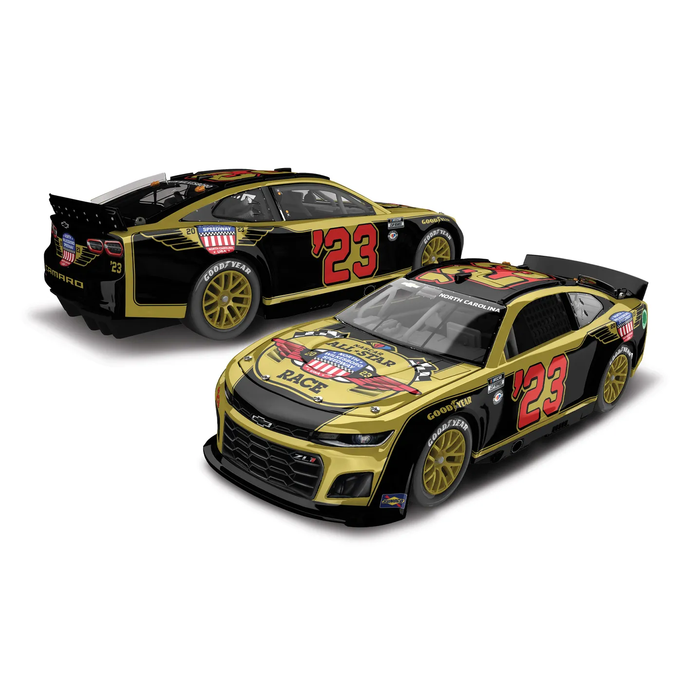 Hendrick Motorsports AUTOGRAPHED Kyle Larson 2023 NASCAR North Wilkesboro All-Star Commemorative 1:24 ELITE Die-Cast