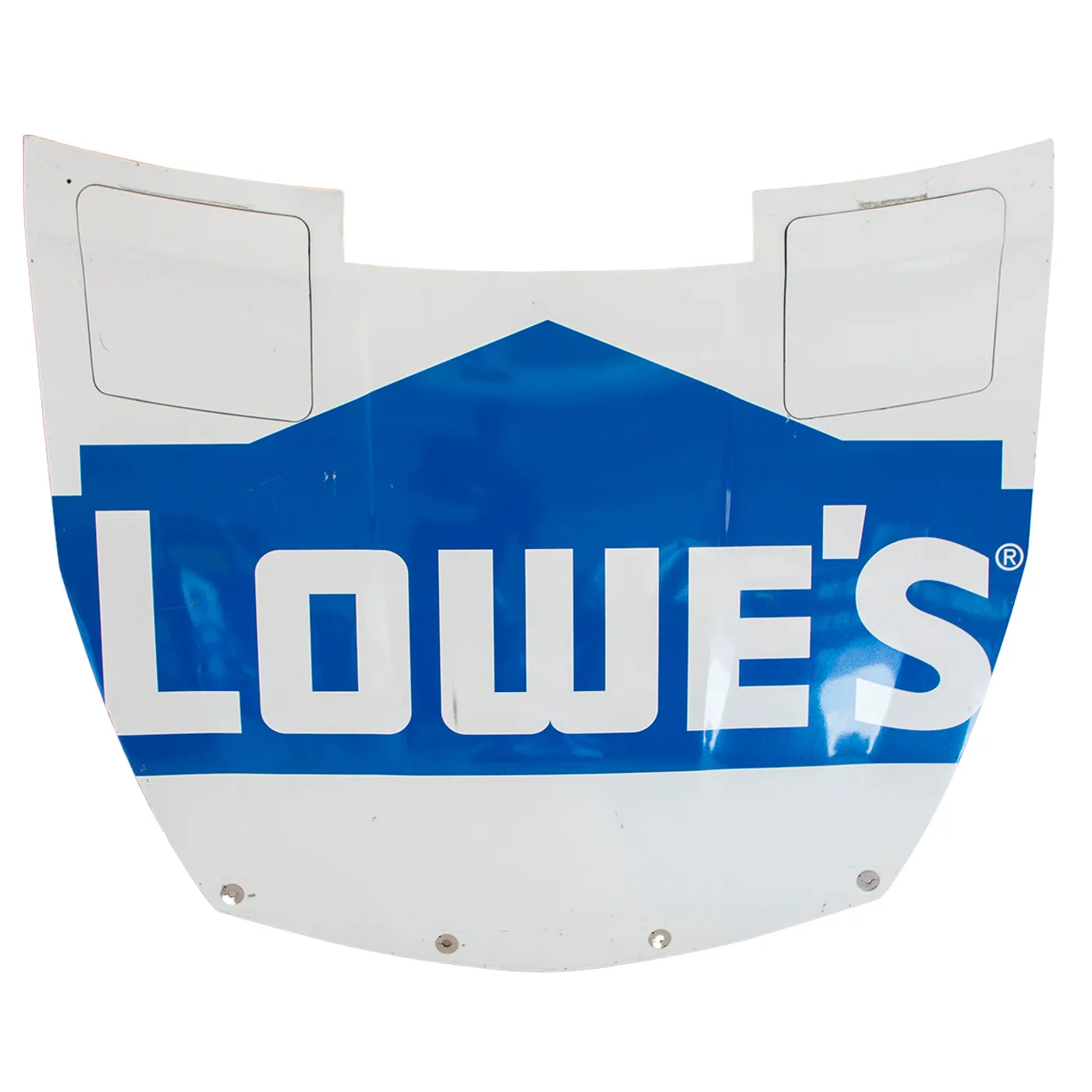Hendrick Motorsports Race Used 2017 Jimmie Johnson #48 Lowe's Patriotic Hood - Daytona 2