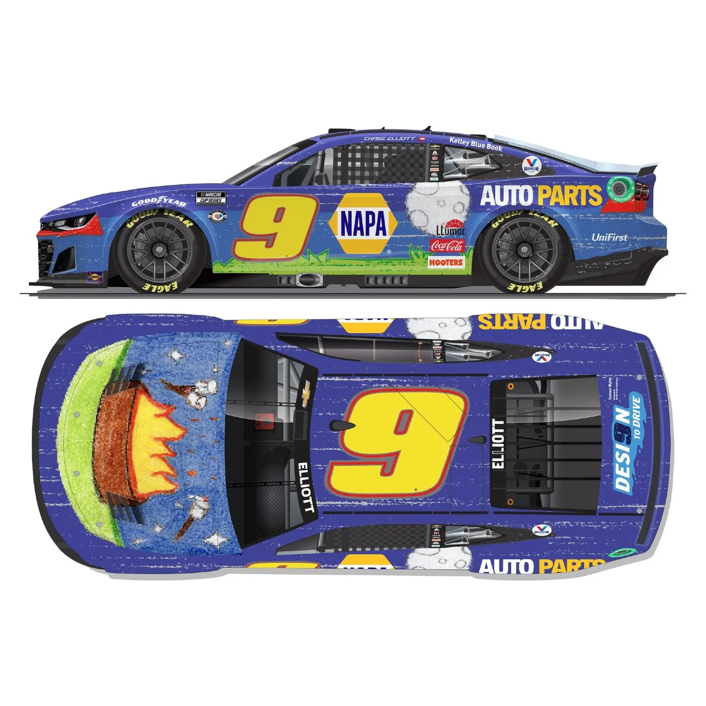 Hendrick Motorsports Chase Elliott #9 2023 NAPA/CHOA 1:24 ELITE Die-Cast