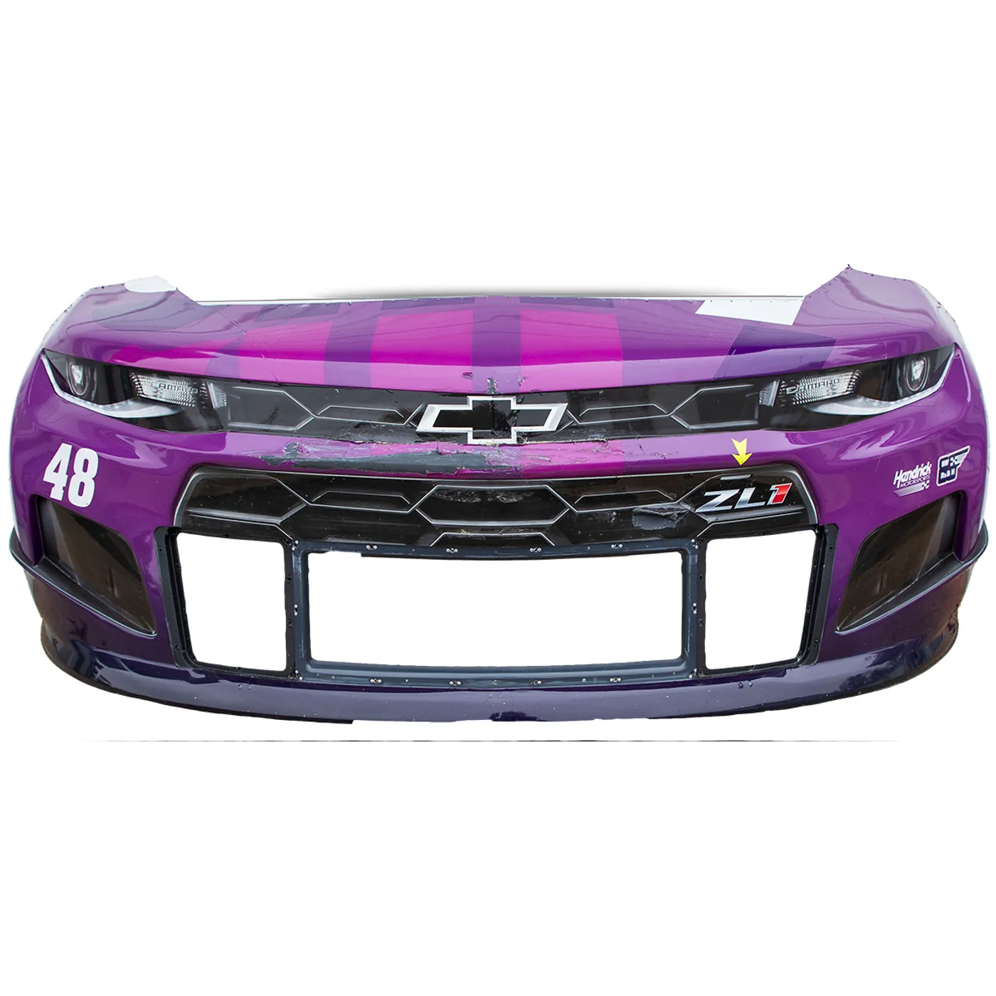 Hendrick Motorsports Race Used 2021 Alex Bowman #48 Ally Charlotte FC Nose - ROVAL