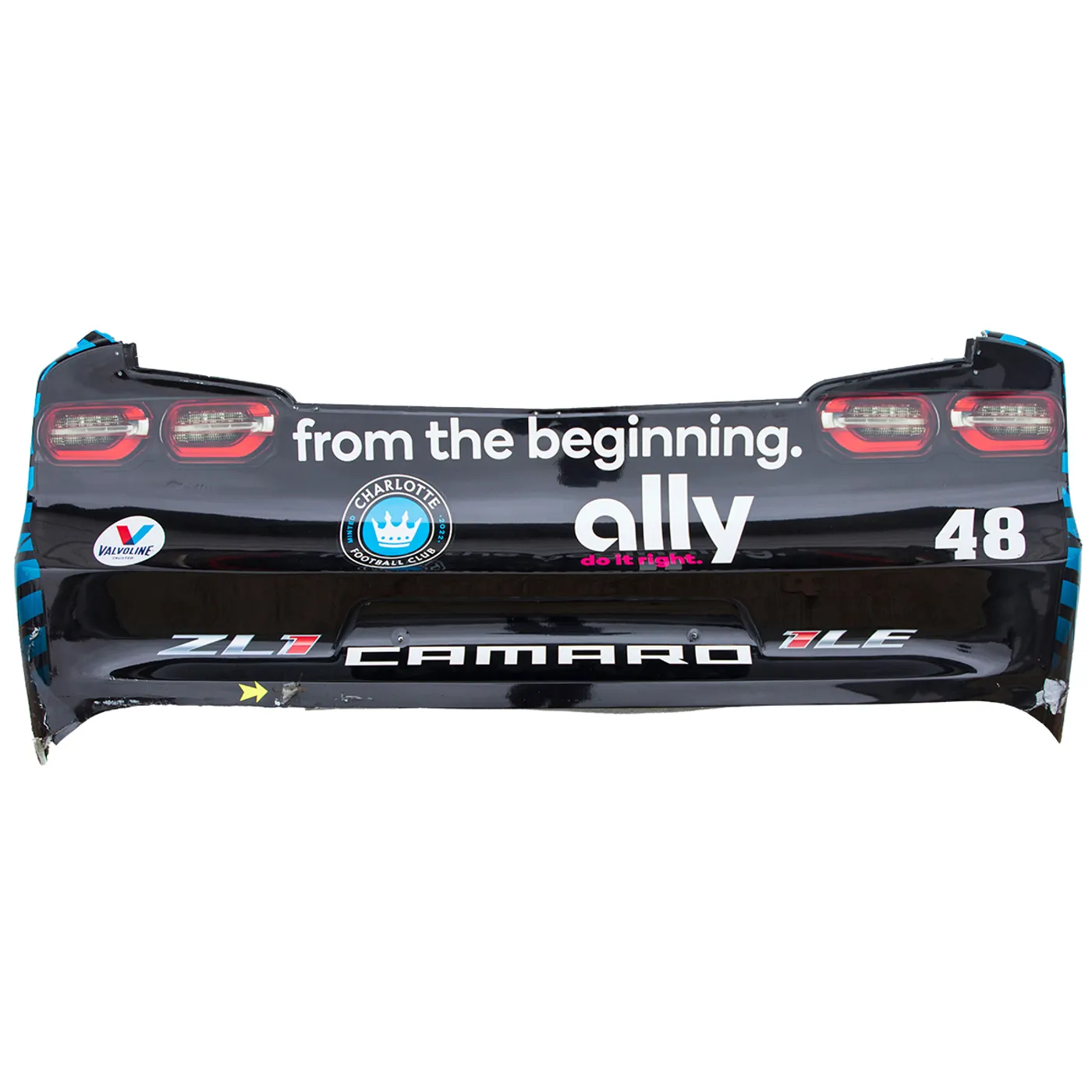 Hendrick Motorsports Race Used 2021 Alex Bowman #48 Ally Charlotte FC Rear - ROVAL