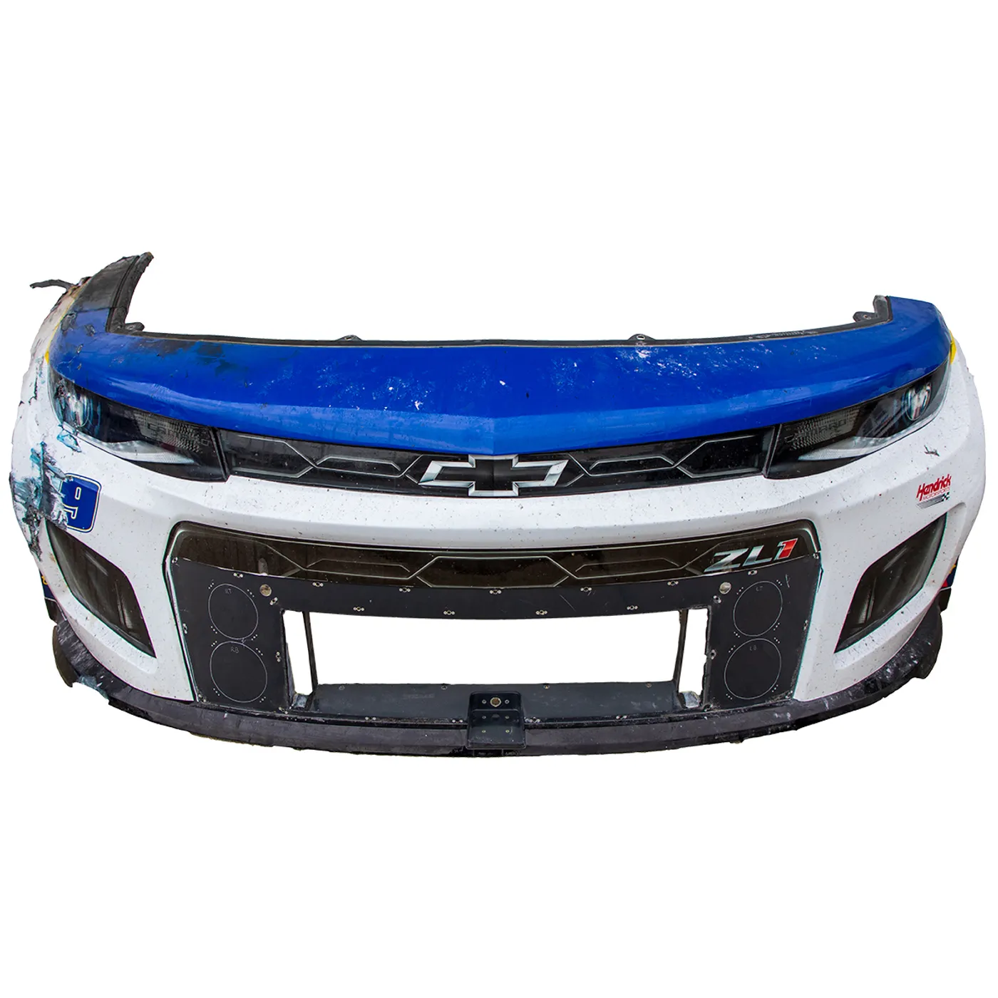 Hendrick Motorsports Race Used 2022 Chase Elliott #9 Chevy NAPA Nose - Texas 2