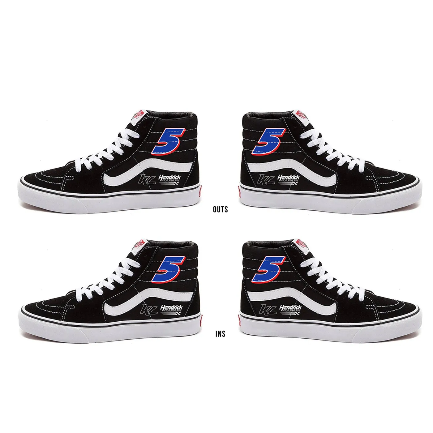 Hendrick Motorsports Kyle Larson # 5 Vans Sk8-Hi Tops