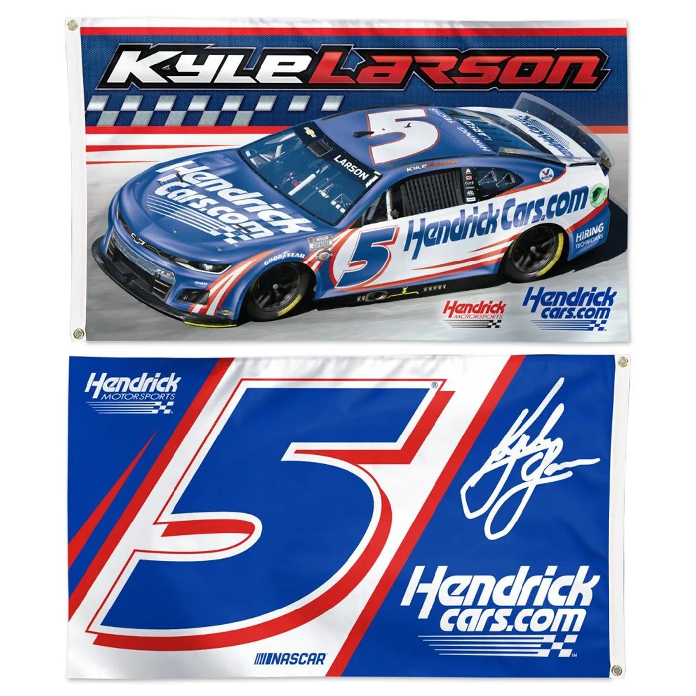 Hendrick Motorsports Kyle Larson #9 2023 3' x 5' 2 Sided HendrickCars.com Flag
