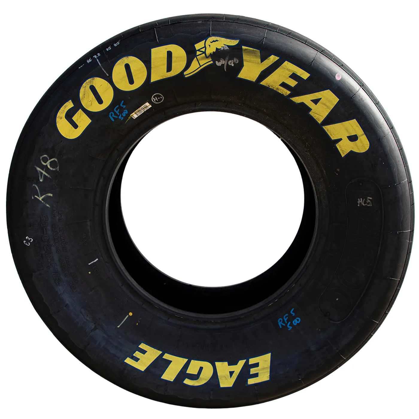 Hendrick Motorsports Race Used 2015 Jimmie Johnson #48 Duels at Daytona Victory Tire