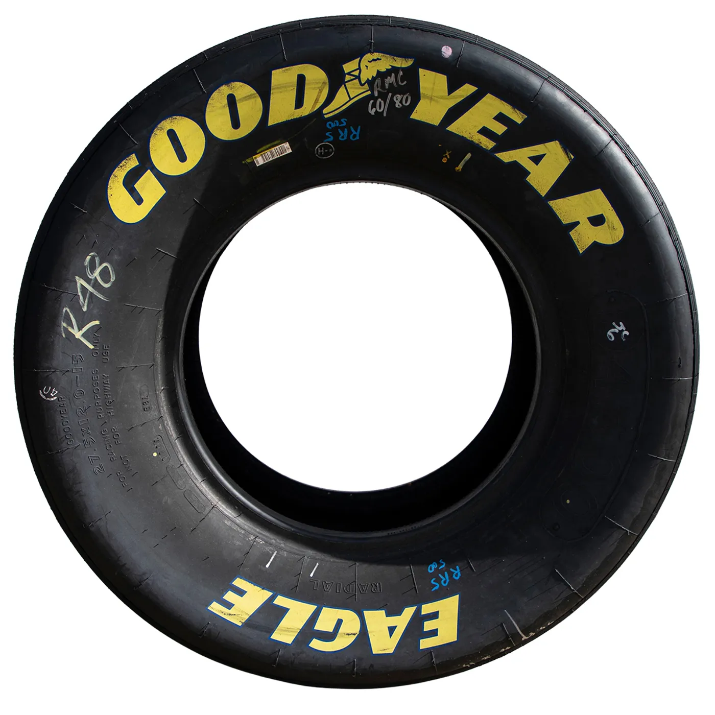 Hendrick Motorsports Race Used 2015 Jimmie Johnson #48 Duels at Daytonaa Victory Tire