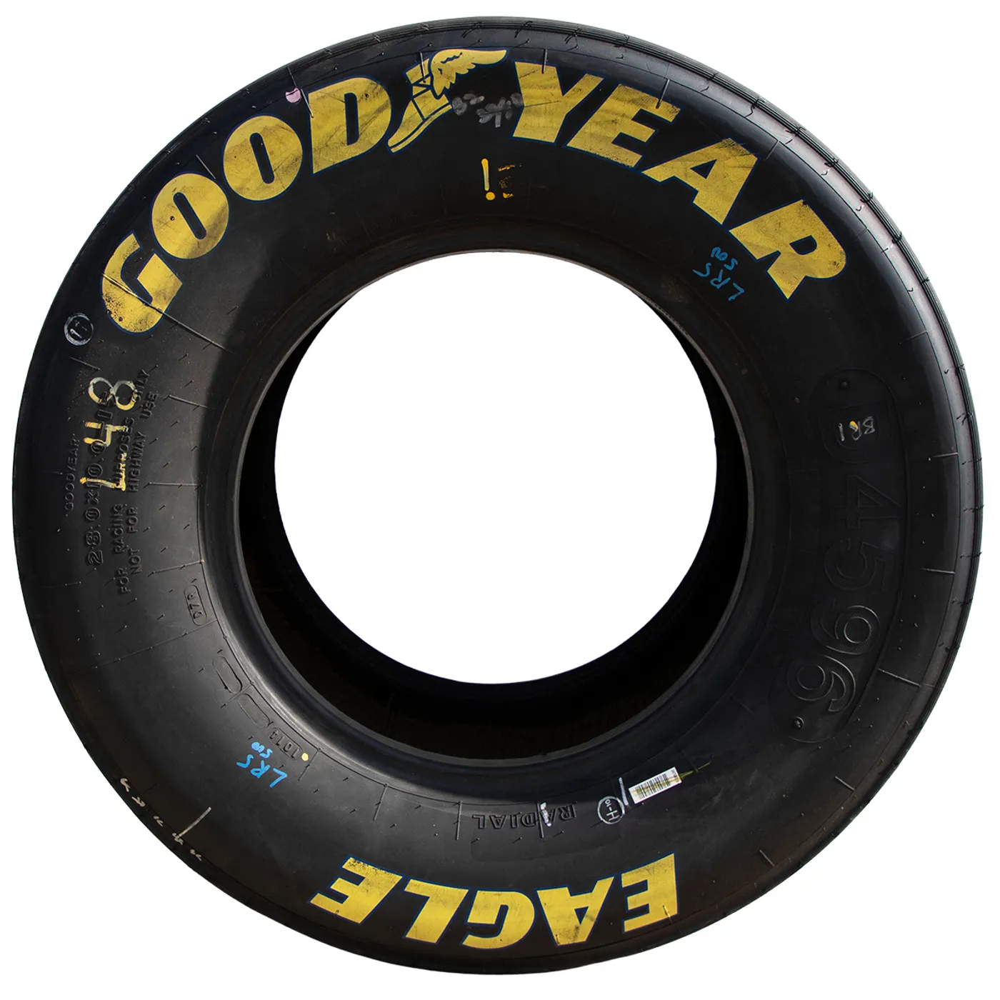 Hendrick Motorsports Race Used 2015 Jimmie Johnson #48 Duels at Daytona Victory Tire