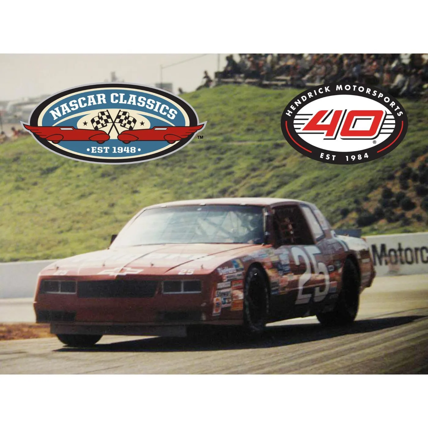 Hendrick Motorsports Rick Hendrick No. 25 1987 Riverside Raced Version 1:24 HOTO Die-Cast