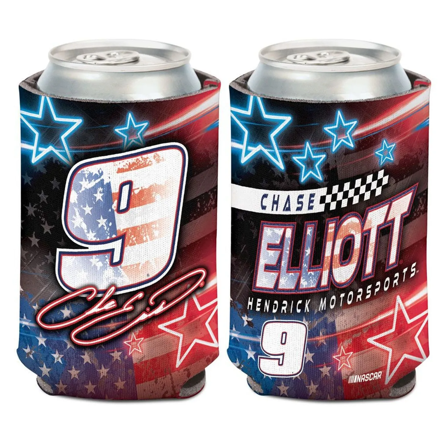 Hendrick Motorsports Chase Elliott #9 2024 Patriotic 12 oz. Can Cooler