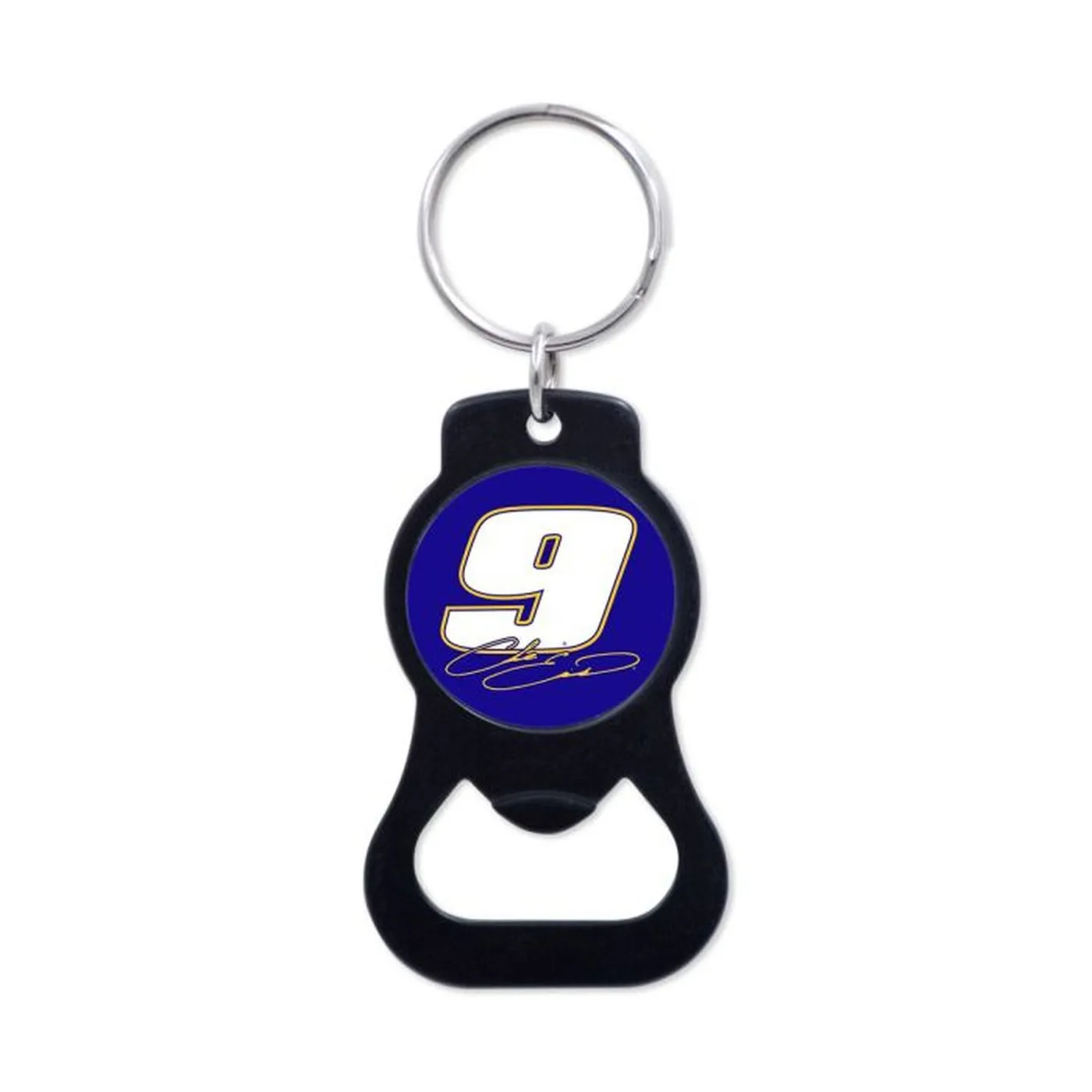 Hendrick Motorsports Chase Elliott #9 Black Bottle Opener Key Ring
