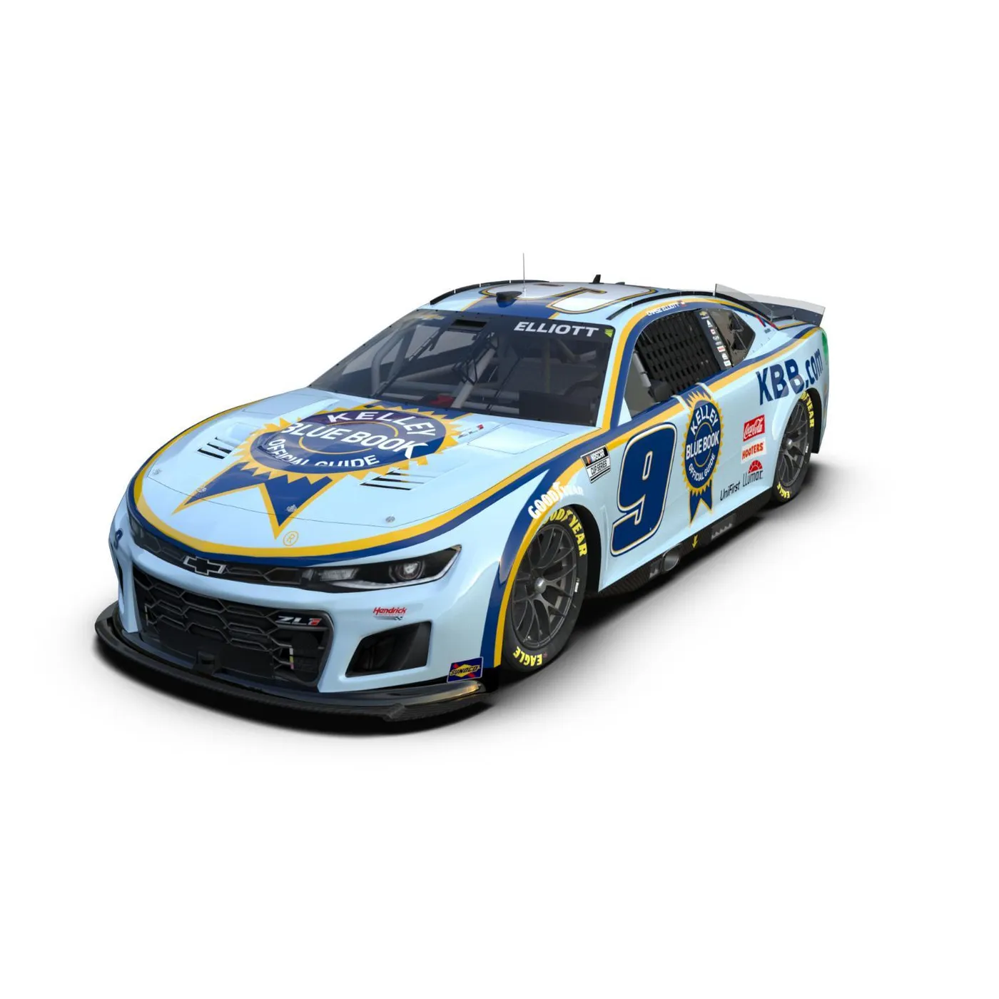 Hendrick Motorsports Chase Elliott #9 2024 Kelley Blue Book 1:24 ELITE Die-Cast