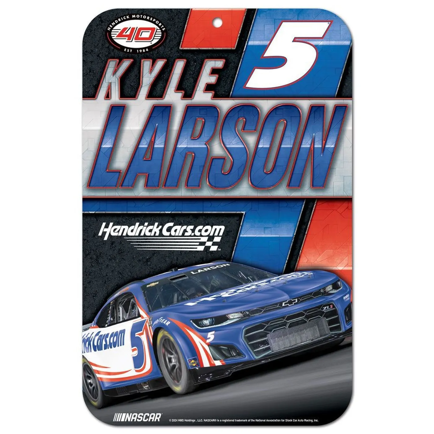 Hendrick Motorsports Kyle Larson #5 2024 11" x 17" Reserved Parking Sign