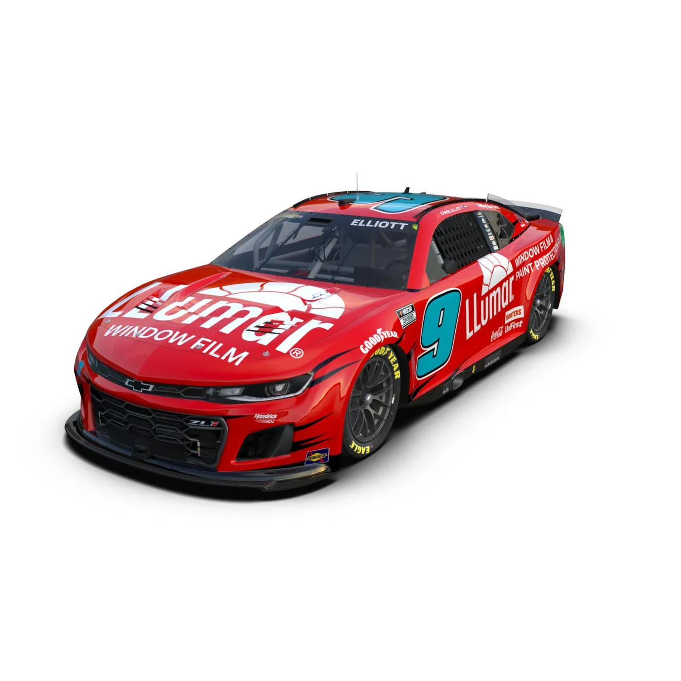 Hendrick Motorsports Chase Elliott #9 2024 Llumar 1:24 ELITE Die-Cast
