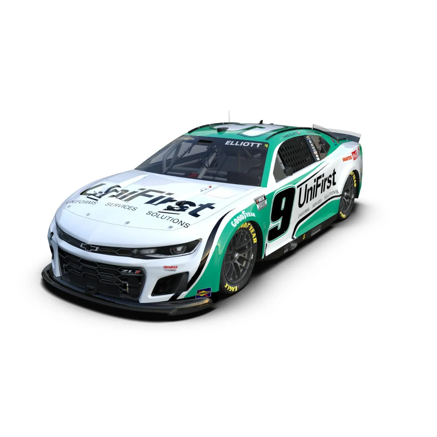 Hendrick Motorsports Chase Elliott #9 2024 UniFirst 1:24 ELITE Die-Cast