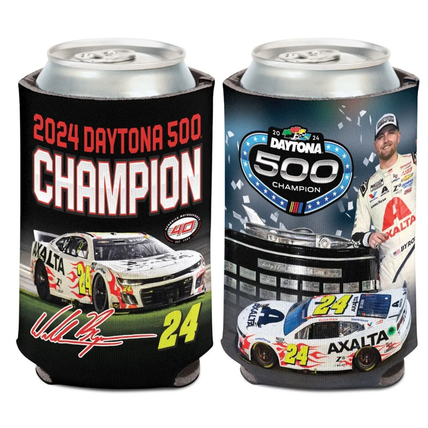 Hendrick Motorsports William Byron #24 2024 Daytona 500 Champ Can Cooler - 12oz