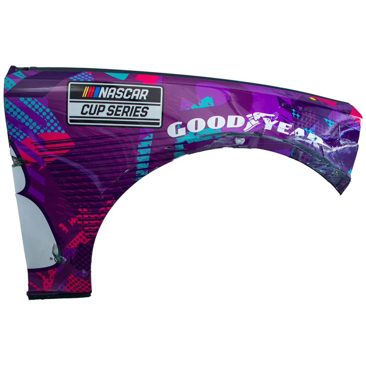Hendrick Motorsports Race Used 2024 Alex Bowman #48 Ally Right Front Fender - Clash