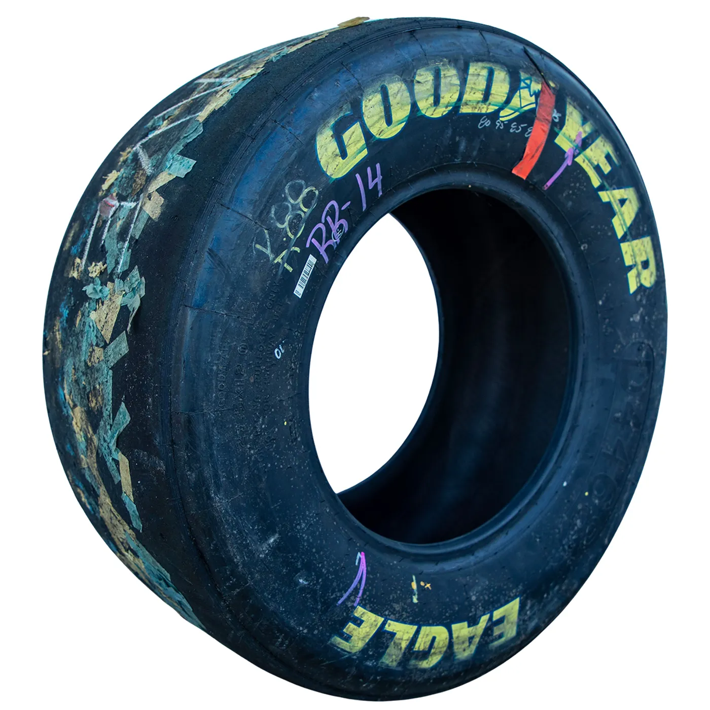 Hendrick Motorsports Race Used 2014 Dale Earnhardt Jr. #88 RR Martinsville 2 Win Victory Lane Tire