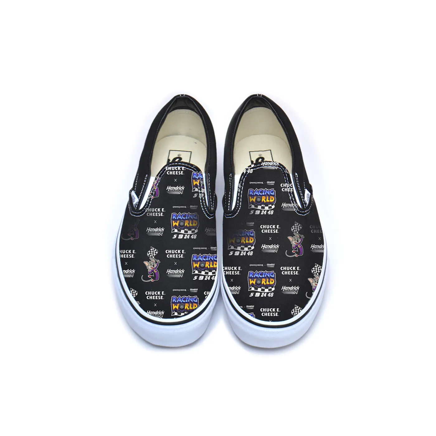 Chuck E. Cheese x Hendrick Motorsports Racing World Alternating Vans Slip-On