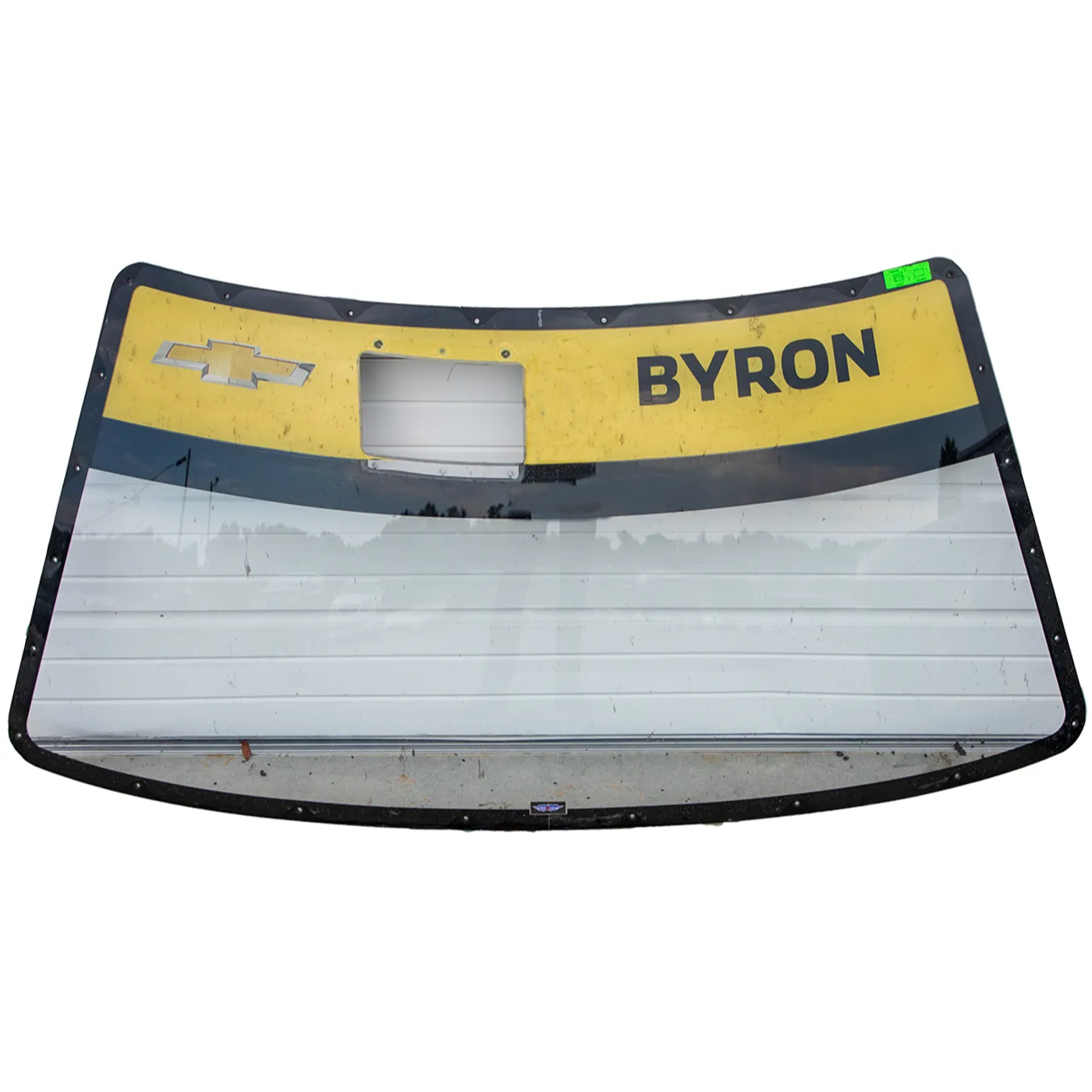 Hendrick Motorsports Race Used 2023 William Byron Windshield - Kansas 2