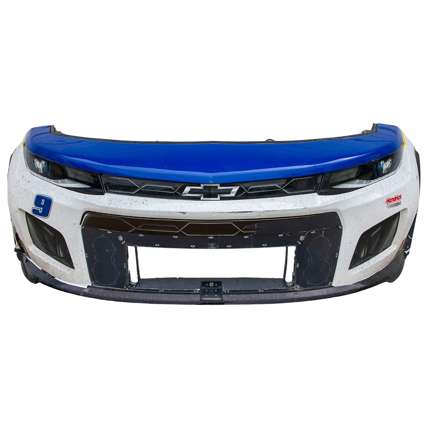 Hendrick Motorsports Race Used 2022 Chase Elliott #9 NAPA Nose - Talladega 2 Win