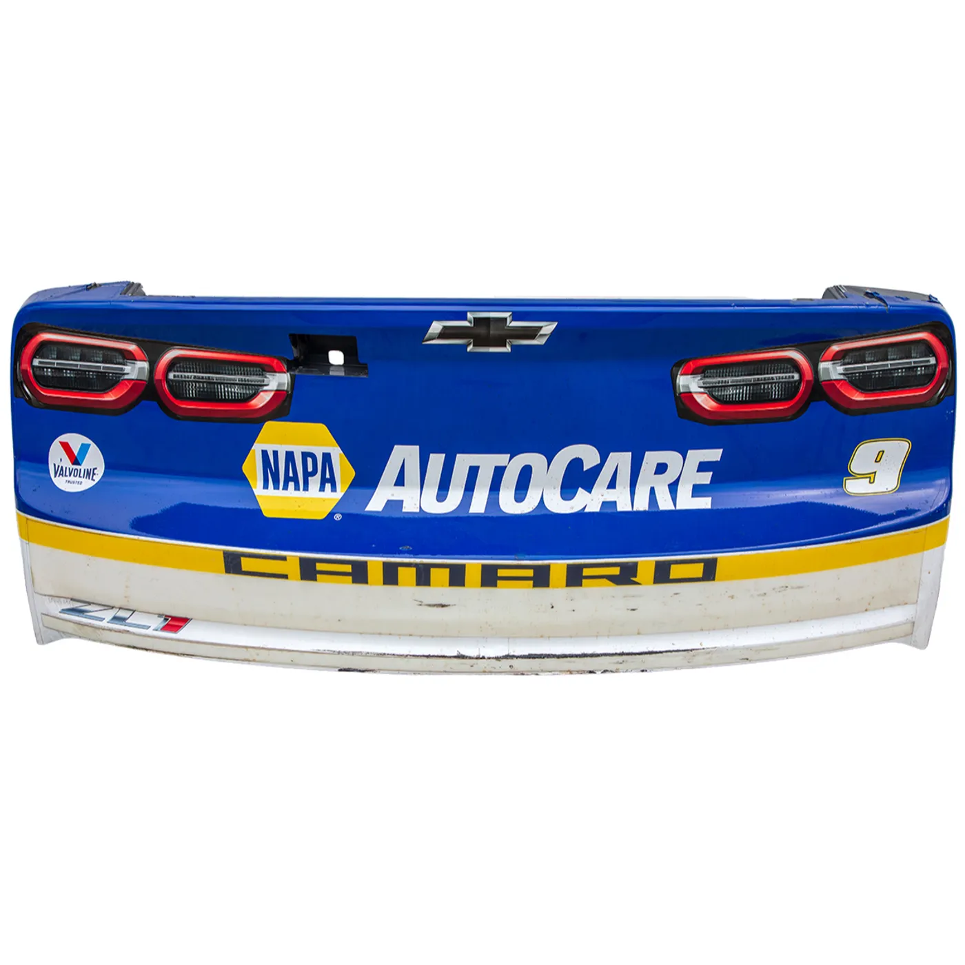 Hendrick Motorsports Race Used 2022 Chase Elliott #9 NAPA Rear - Talladega 2 Win