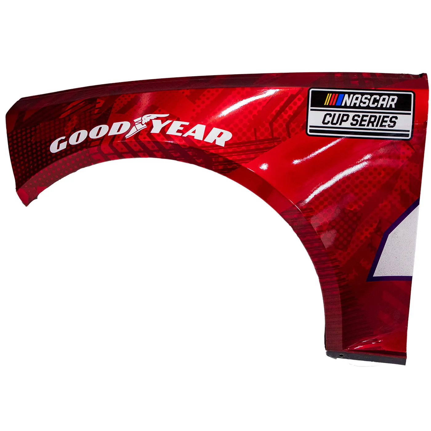 Hendrick Motorsports Race Used 2024 Alex Bowman #48 Ally Ruby Red 40th Anniversary LF Fender - Martinsville
