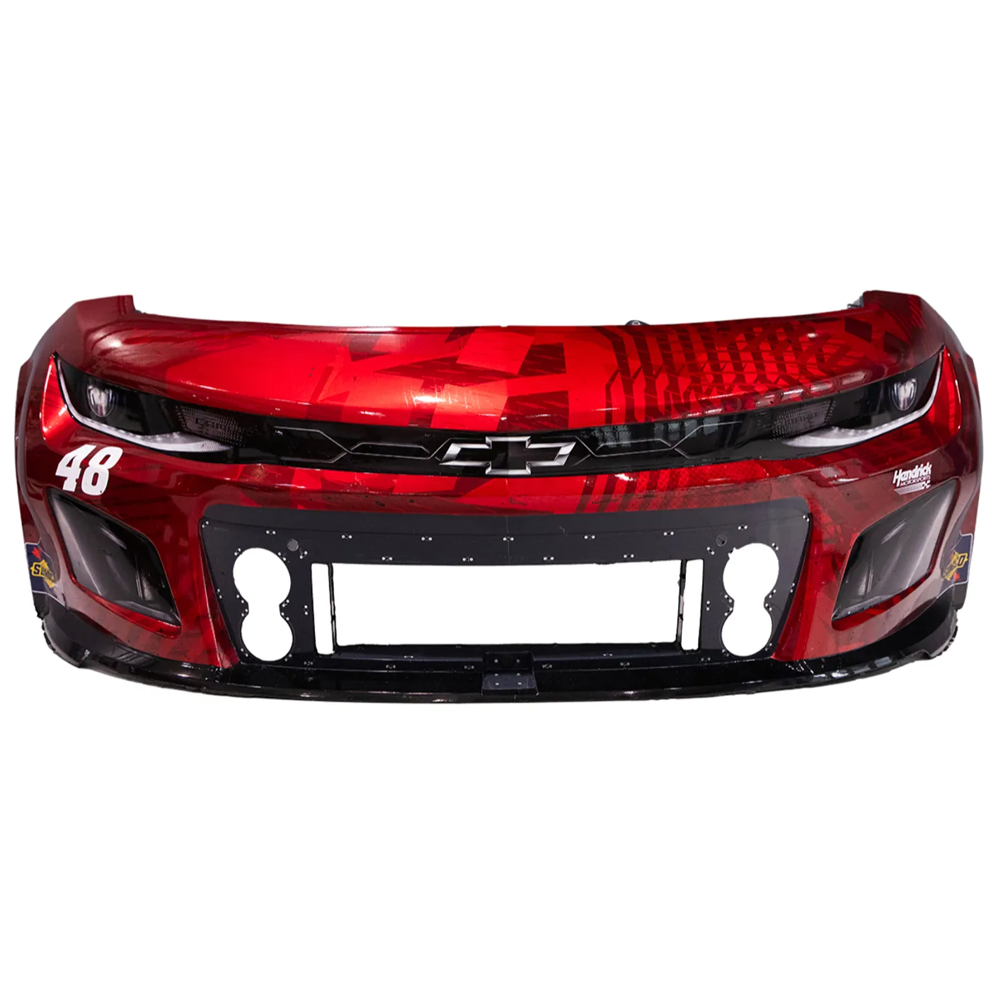 Hendrick Motorsports Race Used 2024 Alex Bowman #48 Ally Ruby Red 40th Anniversary Nose - Martinsville