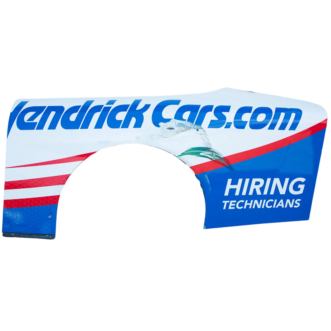 Hendrick Motorsports Race Used 2024 Kyle Larson #17 HendrickCars.com Xfinity LR Quarter - Chicago