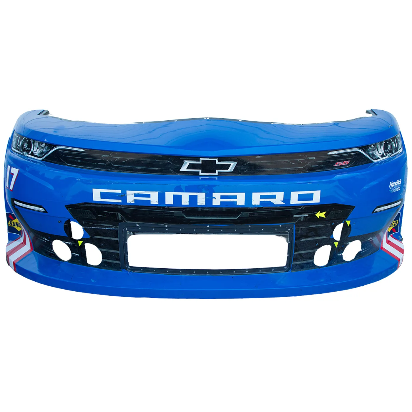 Hendrick Motorsports Race Used 2024 Kyle Larson #17 HendrickCars.com Xfinity Nose - Chicago