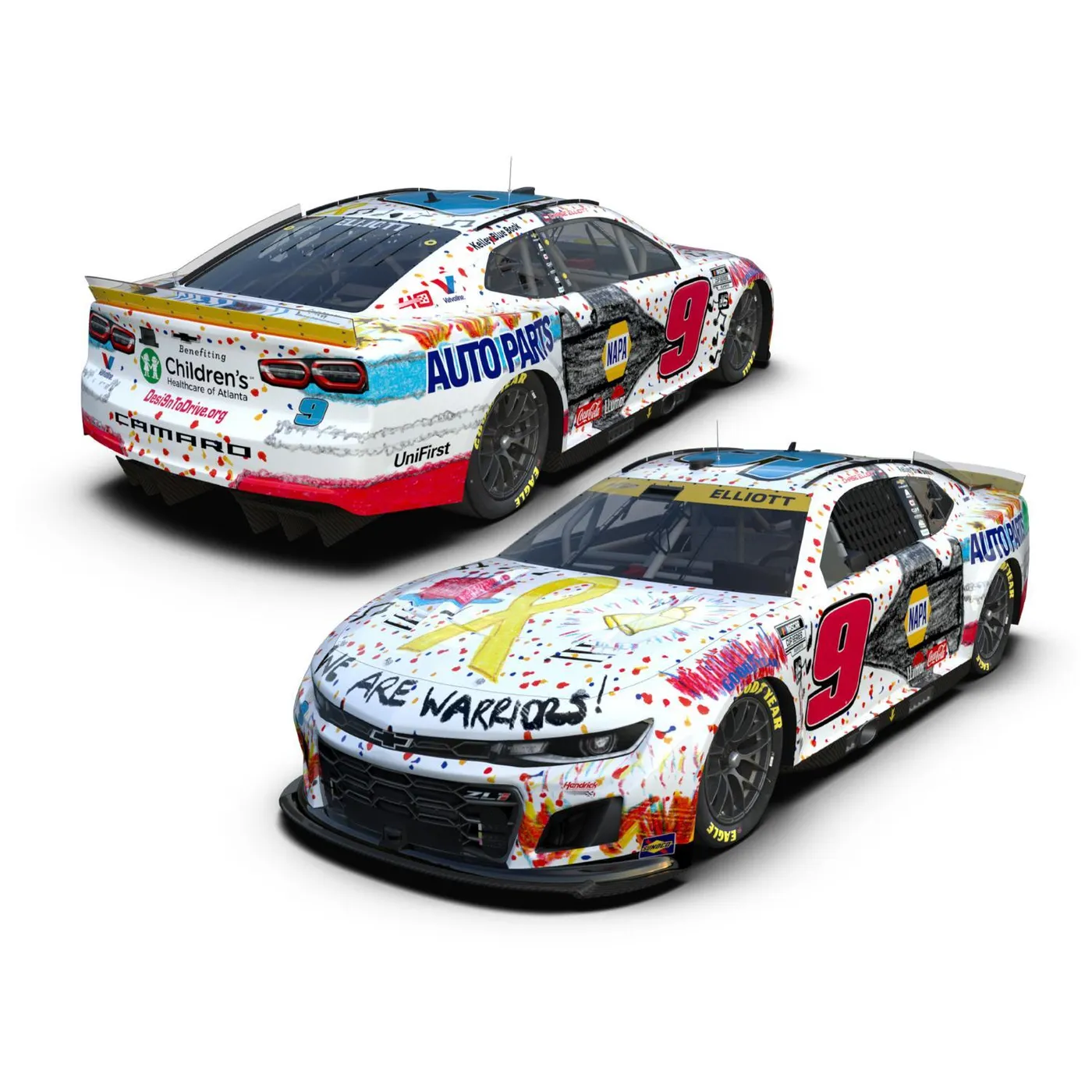 Hendrick Motorsports Chase Elliott #9 2024 NAPA / Children's Healthcare of Atlanta 1:24 ELITE Die-Cast