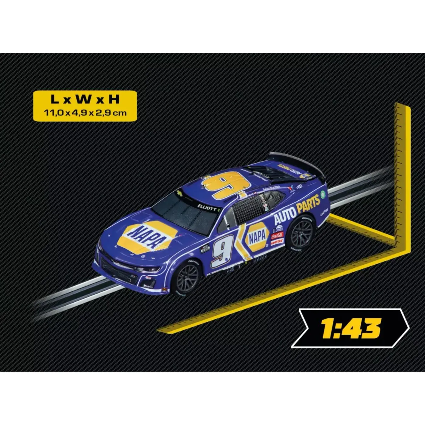 Hendrick Motorsports NASCAR Chase Elliott #9 NAPA Carrera Go!!! Slot Car