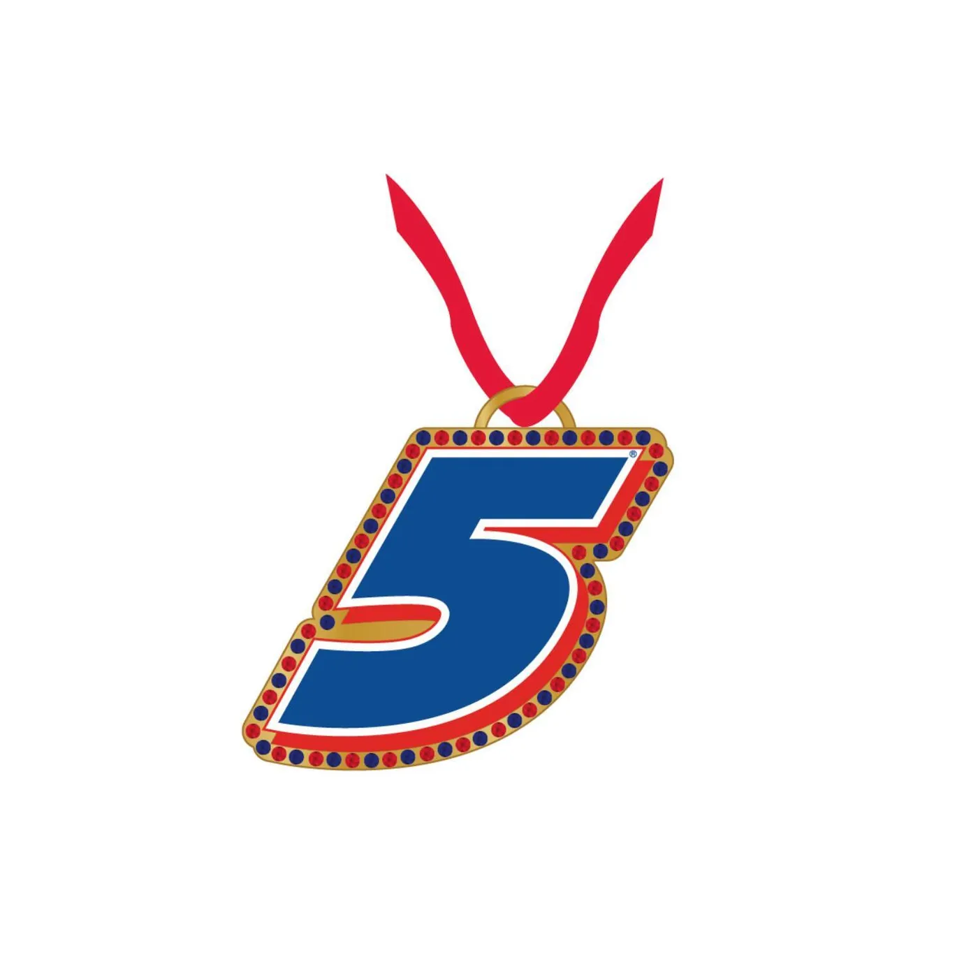 Hendrick Motorsports Kyle Larson #5 Jeweled Ornament