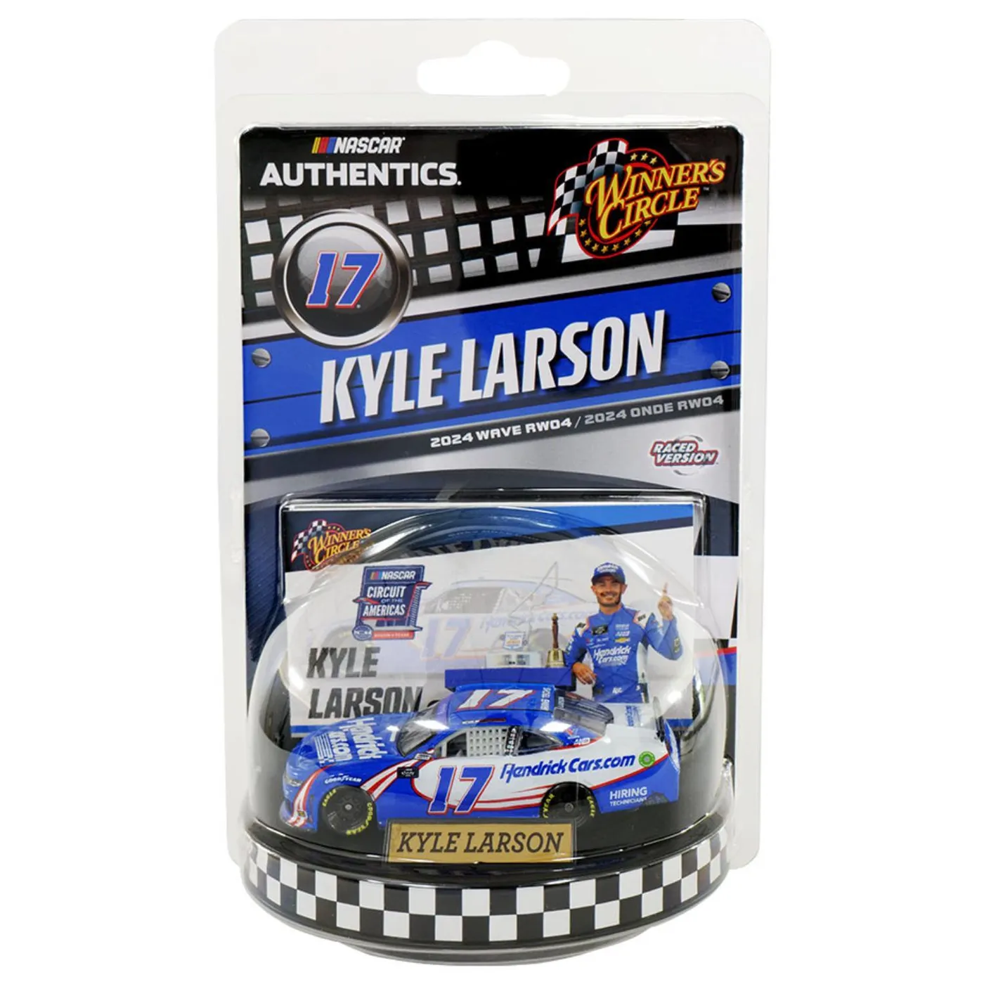Hendrick Motorsports Kyle Larson #17 2024 HendrickCars.com COTA Win 1:64 Die-Cast